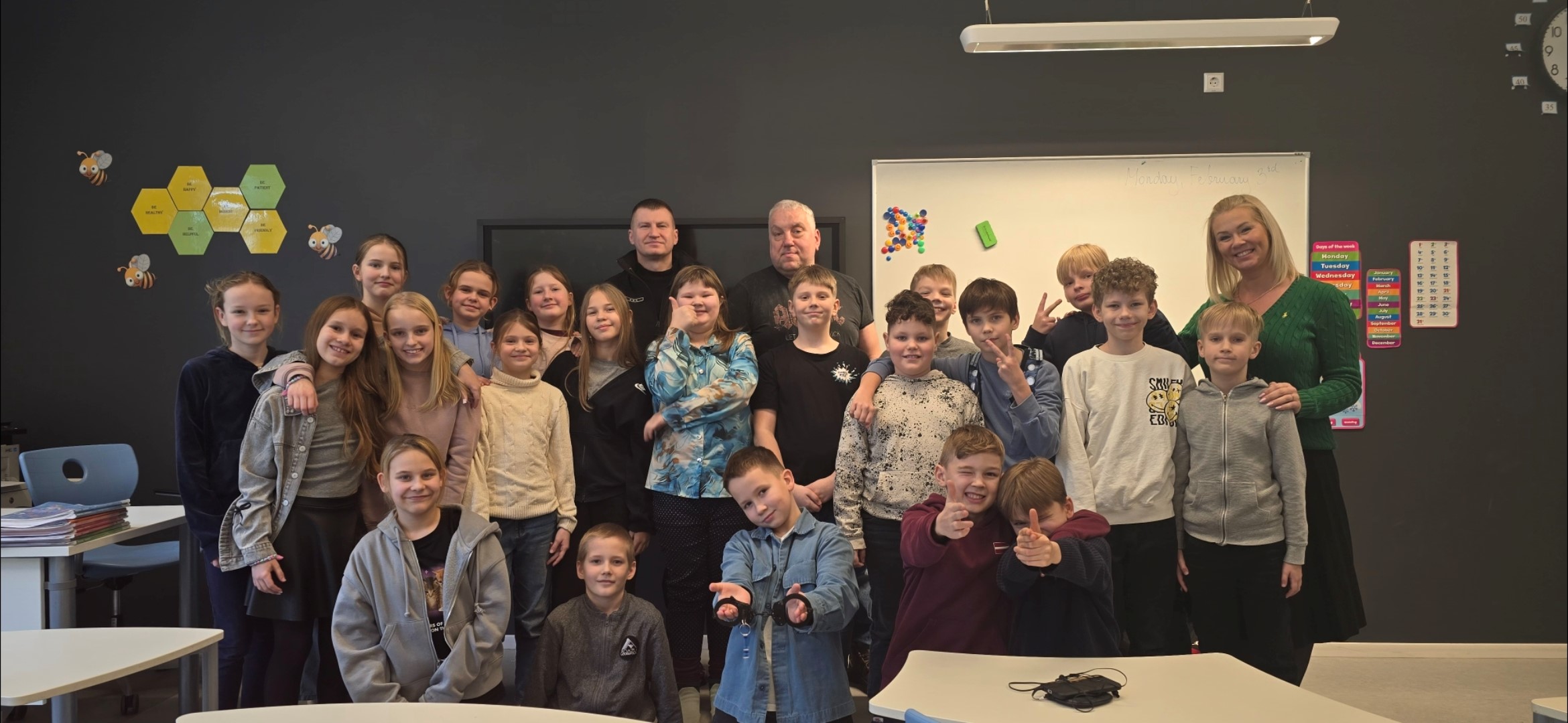 4.c klases skolēni piedalās izglītojošā un praktiskā nodarbībā