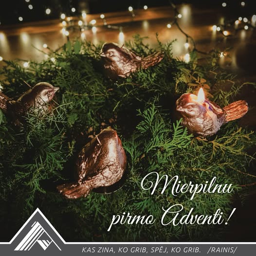 Mierpilnu pirmo Adventi!